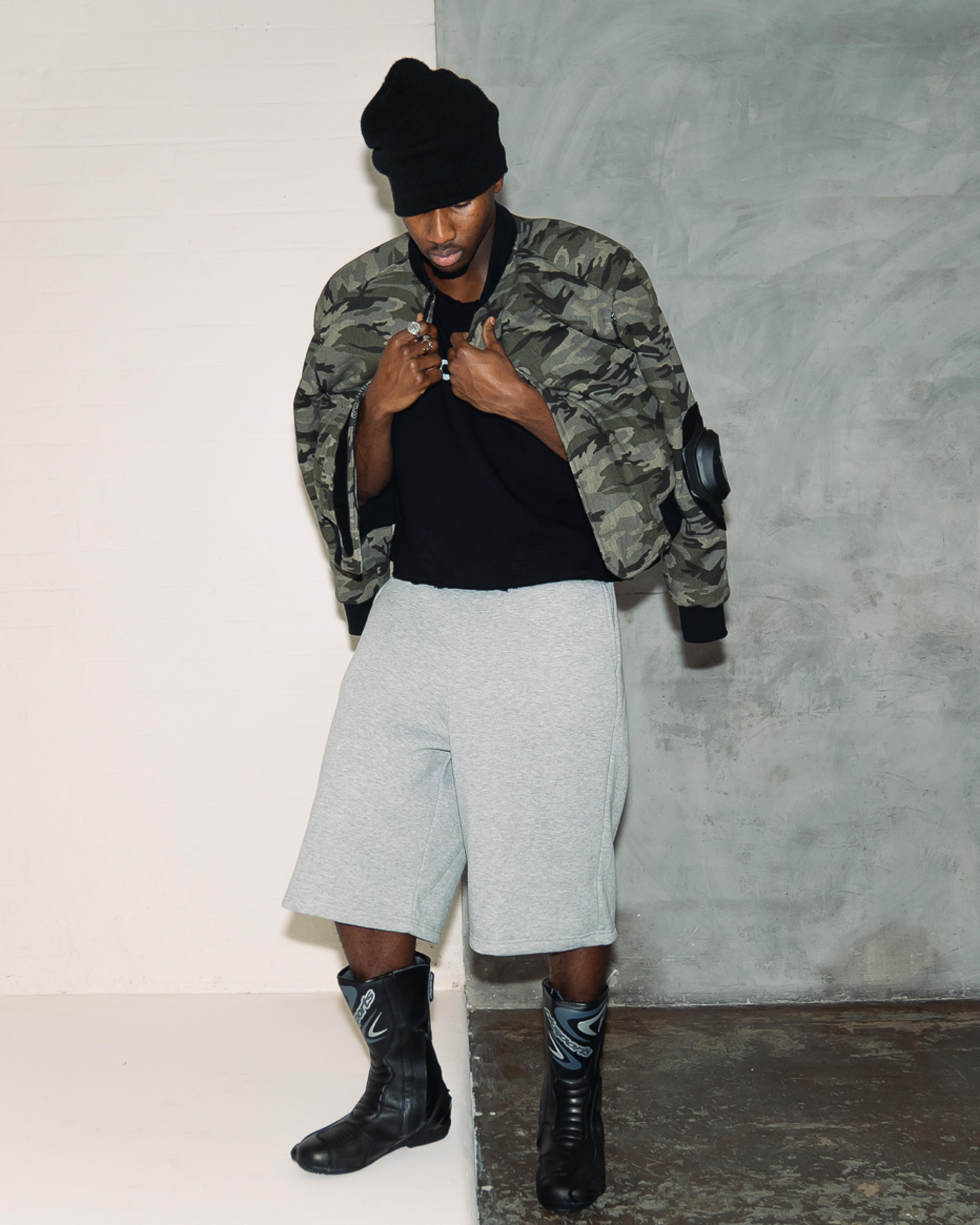 MODULAR CAMO BOMBER JACKET