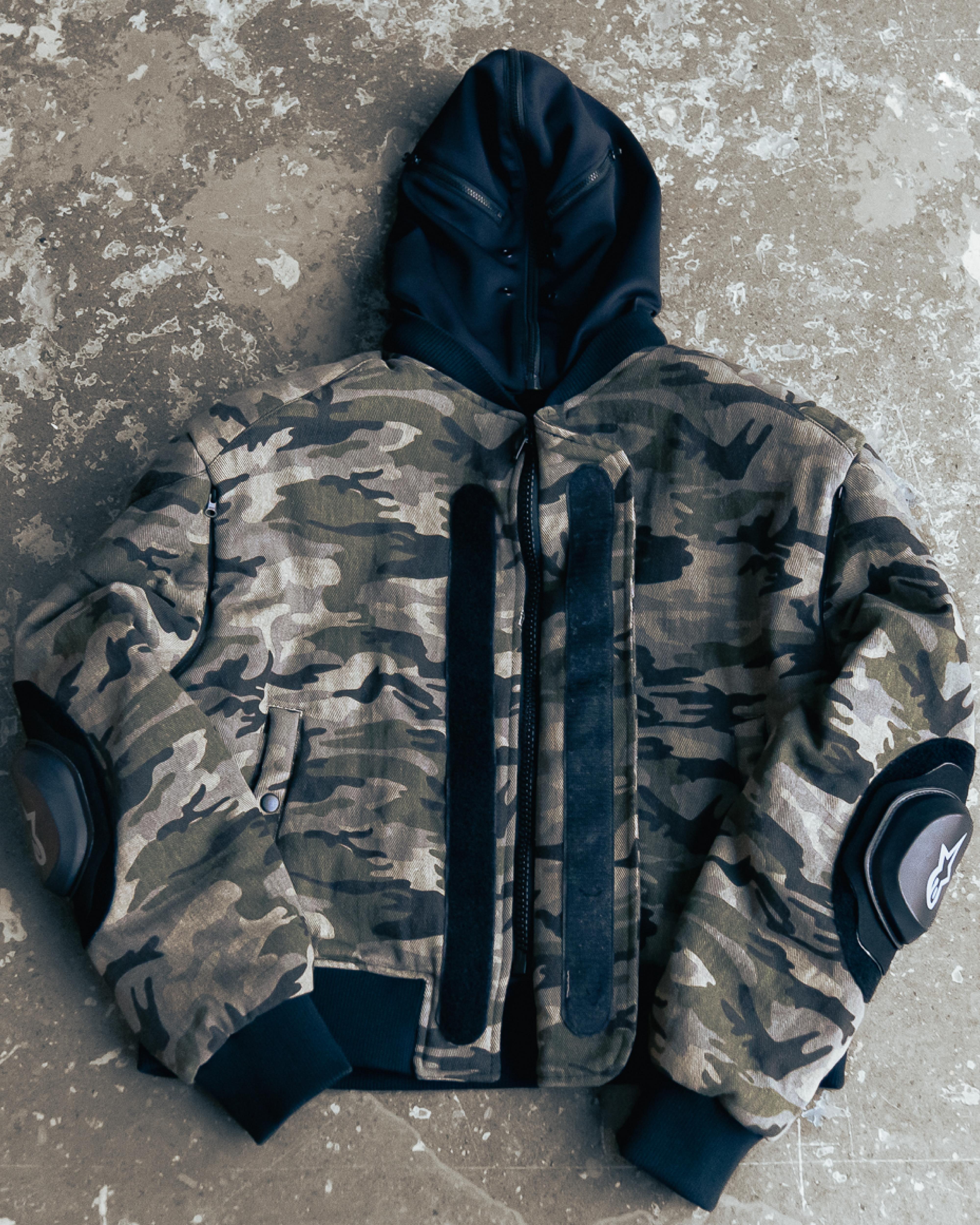 MODULAR CAMO BOMBER JACKET