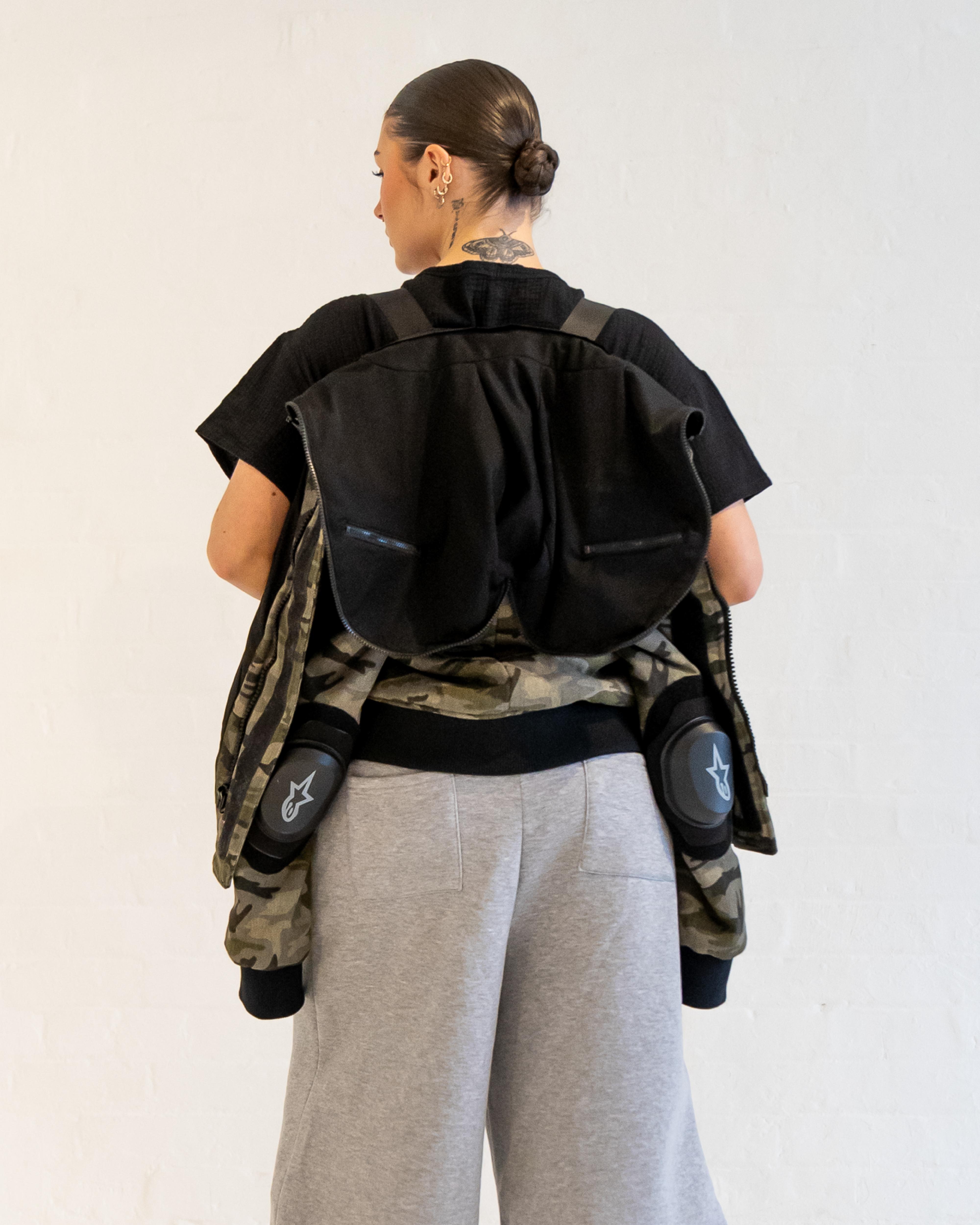 MODULAR CAMO BOMBER JACKET