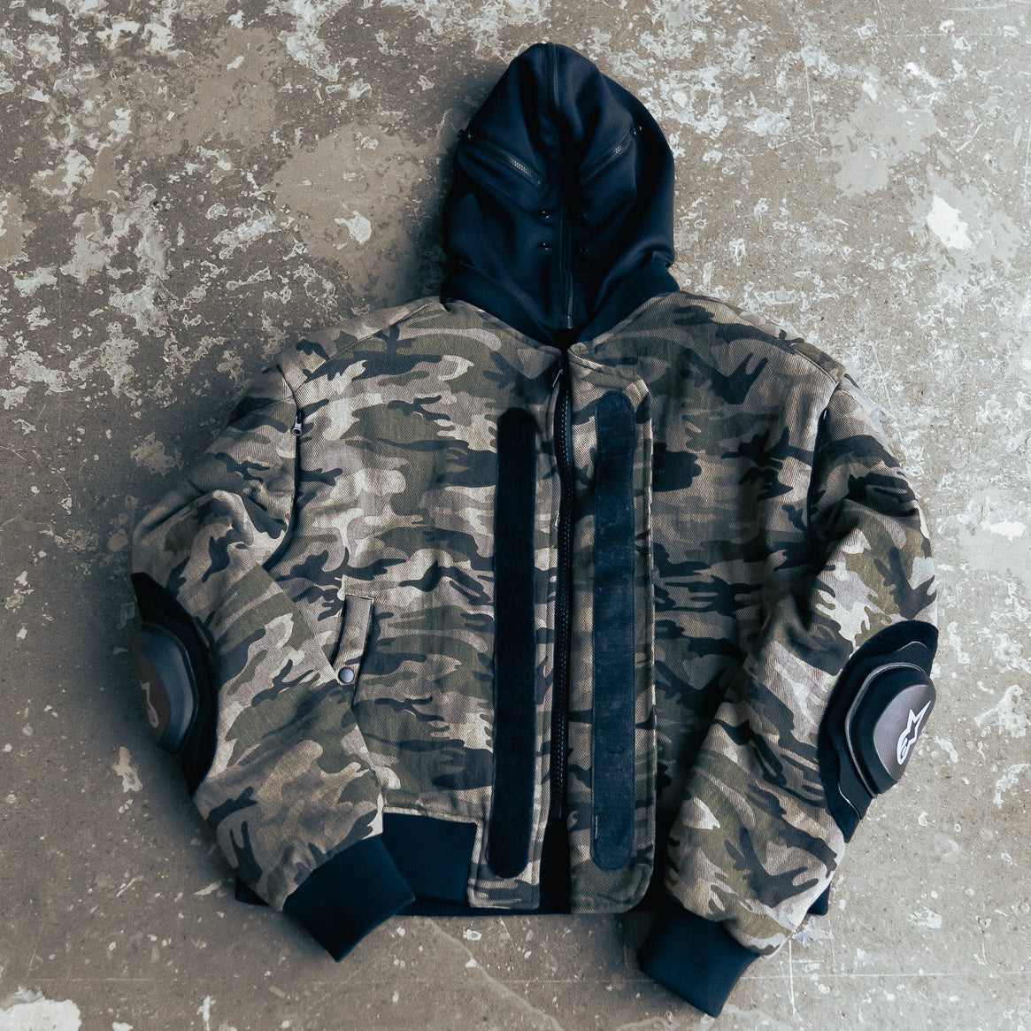 MODULAR CAMO BOMBER JACKET