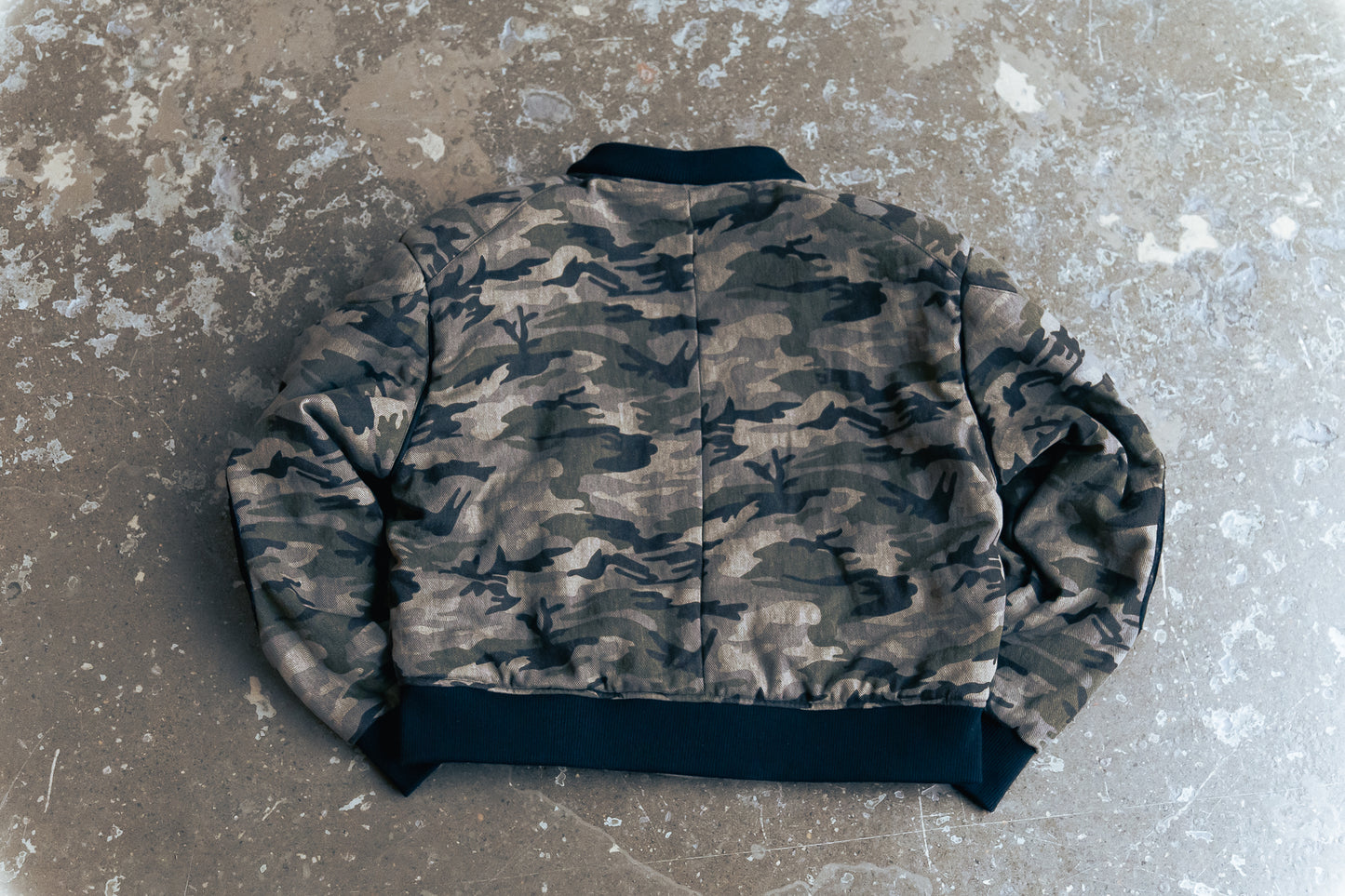 MODULAR CAMO BOMBER JACKET