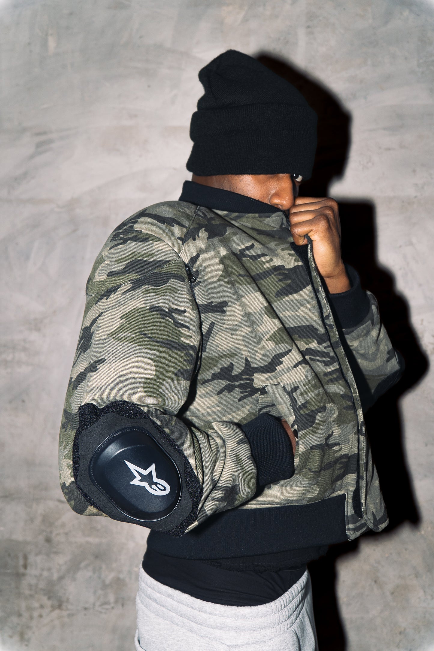 MODULAR CAMO BOMBER JACKET